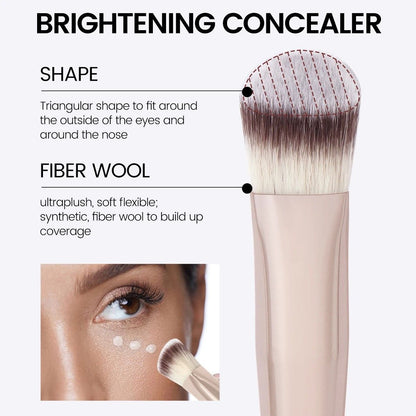 MAANGE Precision Triangle UnderEye Concealer  Foundation Brush 4