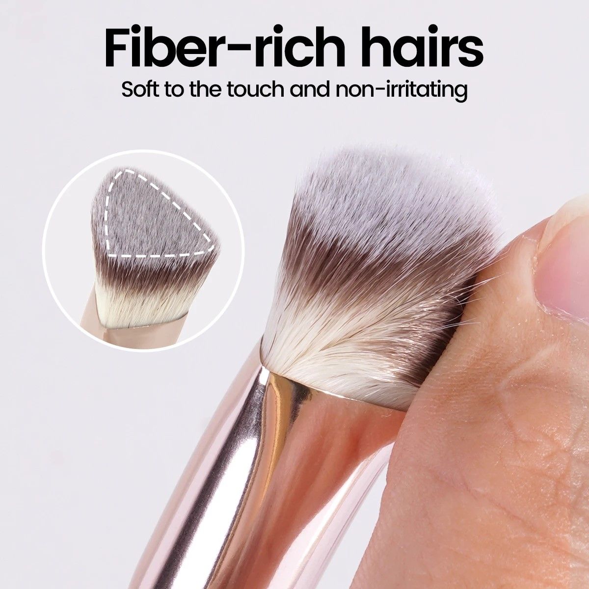 MAANGE Precision Triangle UnderEye Concealer  Foundation Brush 5