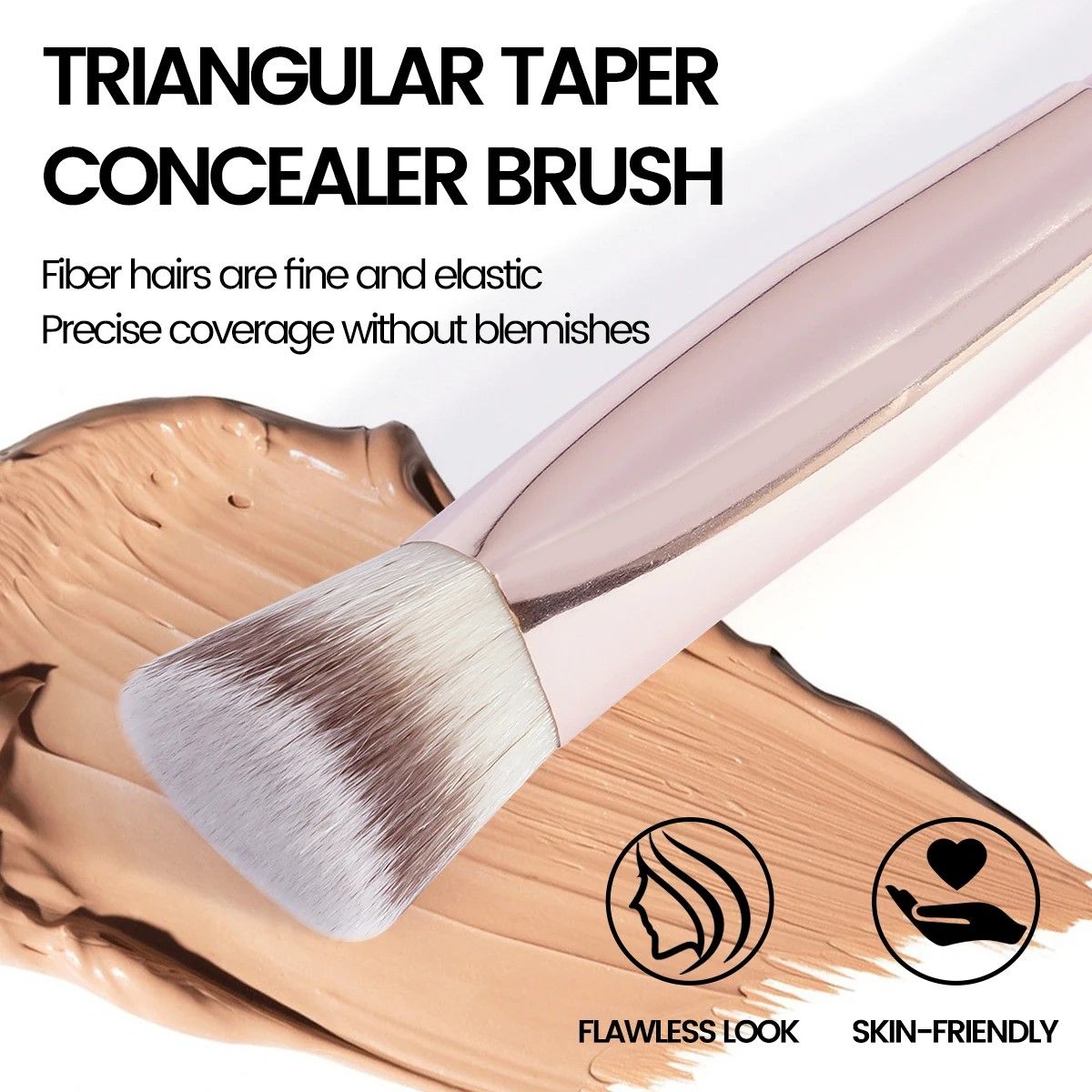 MAANGE Precision Triangle UnderEye Concealer  Foundation Brush 6