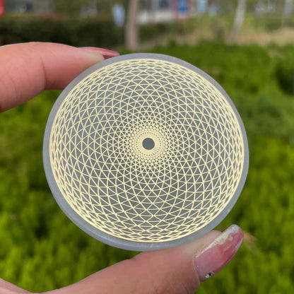 Natural Selenite Charging Plate Quartz Crystal Disk For Home Decor  Energy Refresh 2