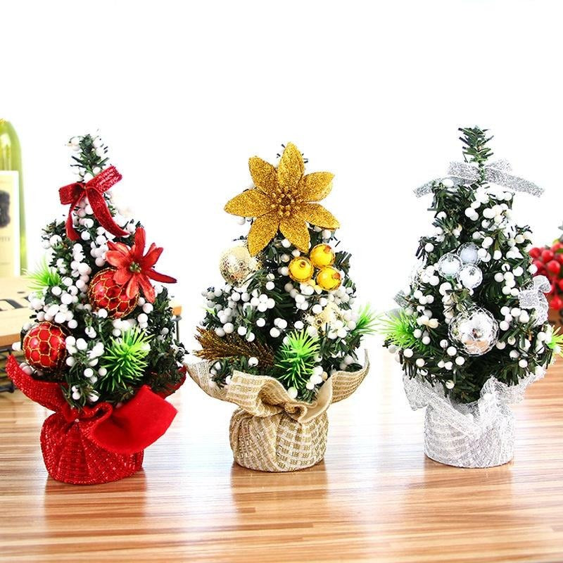 Merry Christmas Tree, Desk Decoration, Doll Gift Children, Office Home Bedroom Holiday Decor