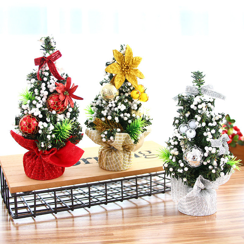 Merry Christmas Tree, Desk Decoration, Doll Gift Children, Office Home Bedroom Holiday Decor