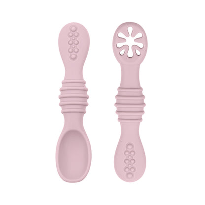 Training Spoon Feeding Tableware Baby Spoon Fork Set Food Grade Silicone Sticky Spoon Children Cutl 11