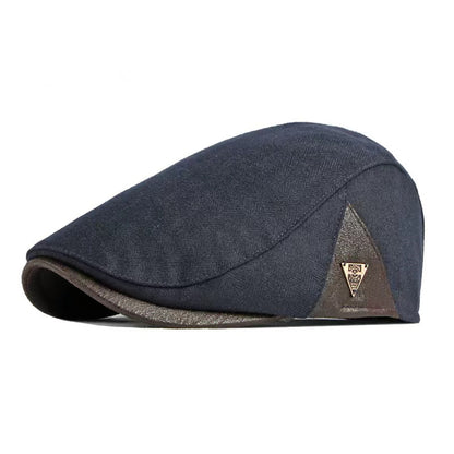 British Painters Hats Spring Hip Hop Berets Men Side Triangle Label Newsboy Autumn Flat Cap Streetw 3