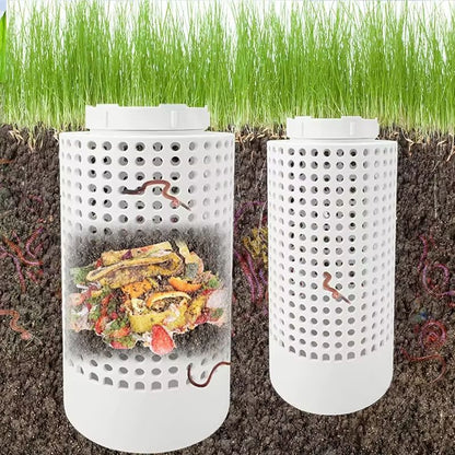 EarthVault In-Ground Worm Farming Bin Kit for Garden & Lawn