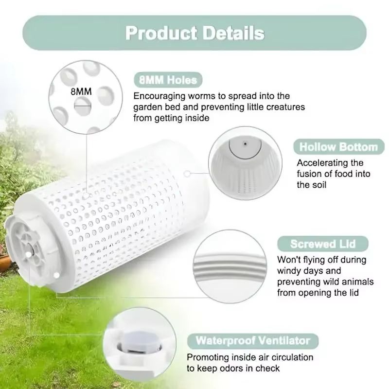 EarthVault InGround Worm Farming Bin Kit For Garden  Lawn 3