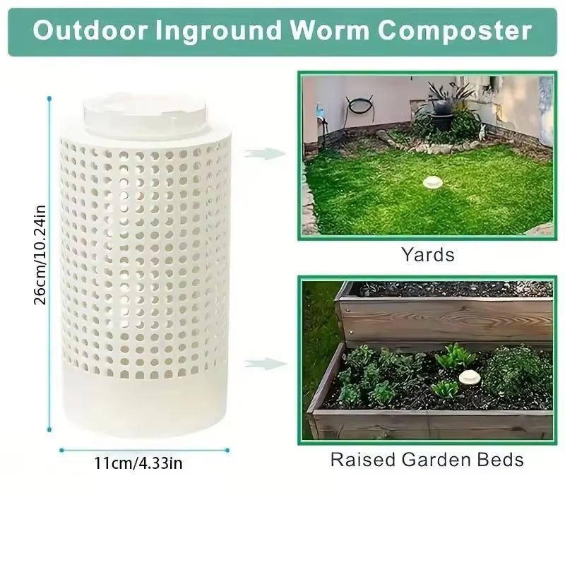 EarthVault InGround Worm Farming Bin Kit For Garden  Lawn 5