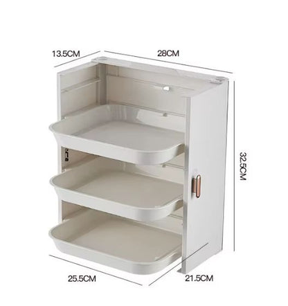 SpaceSaver 6Layer Foldable Kitchen Dish Tray Organizer Rack 7