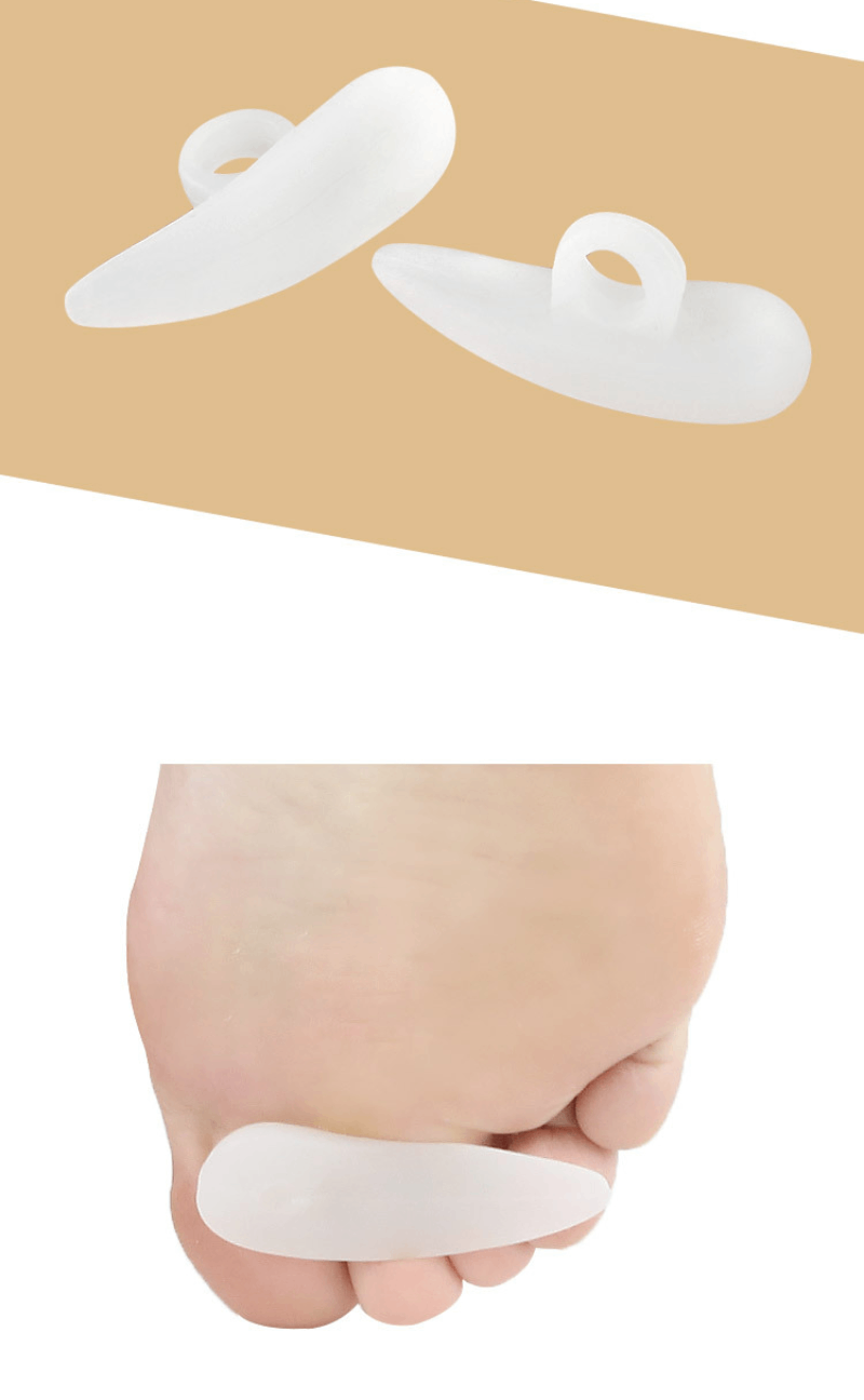 Feet Care Protector Gel Toe Orthopedic Silicone Toe Separator Finger Bunion Hallux Valgus Corrector 5