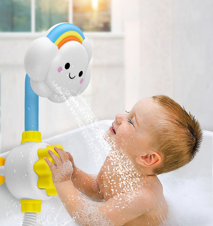 Clouds Model Faucet Shower Water, New Bath Toys for Baby Water Game, Squirting Sprinkler Bathroom Kids Gift Spray Toy