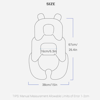 Thermal Mattress Mesh, Four Seasons Baby Stroller Cushion, Breathable 2 Side Available, Infant Car Seat Insert Stroller