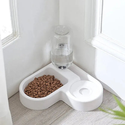 Moisture-proof Cat Bowl Dog Basin, Smart Gravity Feeder, Automatic Drinking Love Pet Bowl, Dual-use Multi-functional