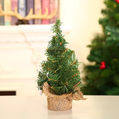 Mini Christmas Tree Cute New Year Decoration Ornaments Desktop Xmas Trees Mini Christmas Tree With  2