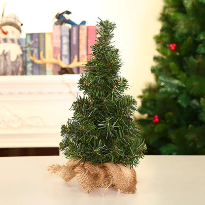 Mini Christmas Tree Cute New Year Decoration Ornaments Desktop Xmas Trees Mini Christmas Tree With  3