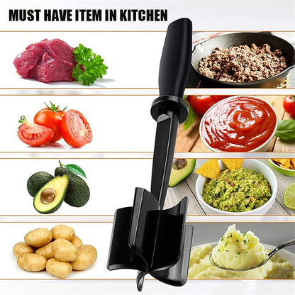 Handheld Meat Grinder Mixing Grinding And Pounding Spatula New Household Kitchen Meat Chopper Meat  2