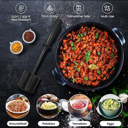 Handheld Meat Grinder Mixing Grinding And Pounding Spatula New Household Kitchen Meat Chopper Meat  3