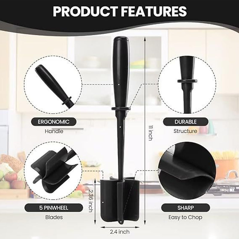 Handheld Meat Grinder Mixing Grinding And Pounding Spatula New Household Kitchen Meat Chopper Meat  4