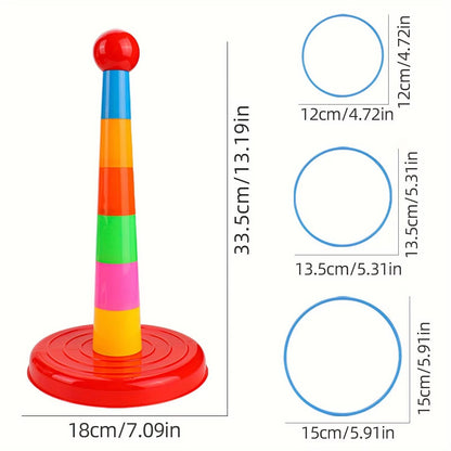 FunTower RingToss ParentChild Interactive Game Set 1