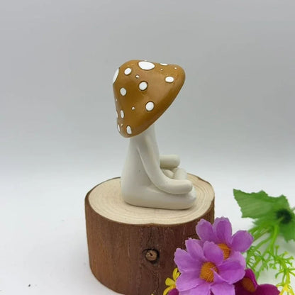 Meditation Mushroom Resin Ornament 2