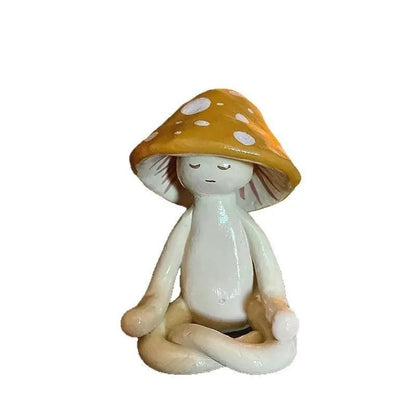 Meditation Mushroom Resin Ornament 6