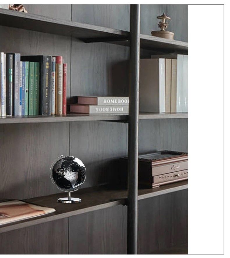 Elegant Crafted Globe Modern Desk World Map Globe For Home Study  Decor 2