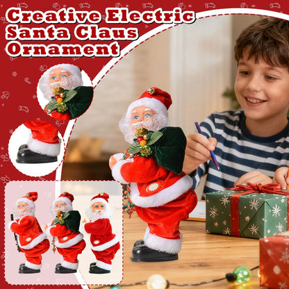 Electric Santa Claus Plush Decoration 5