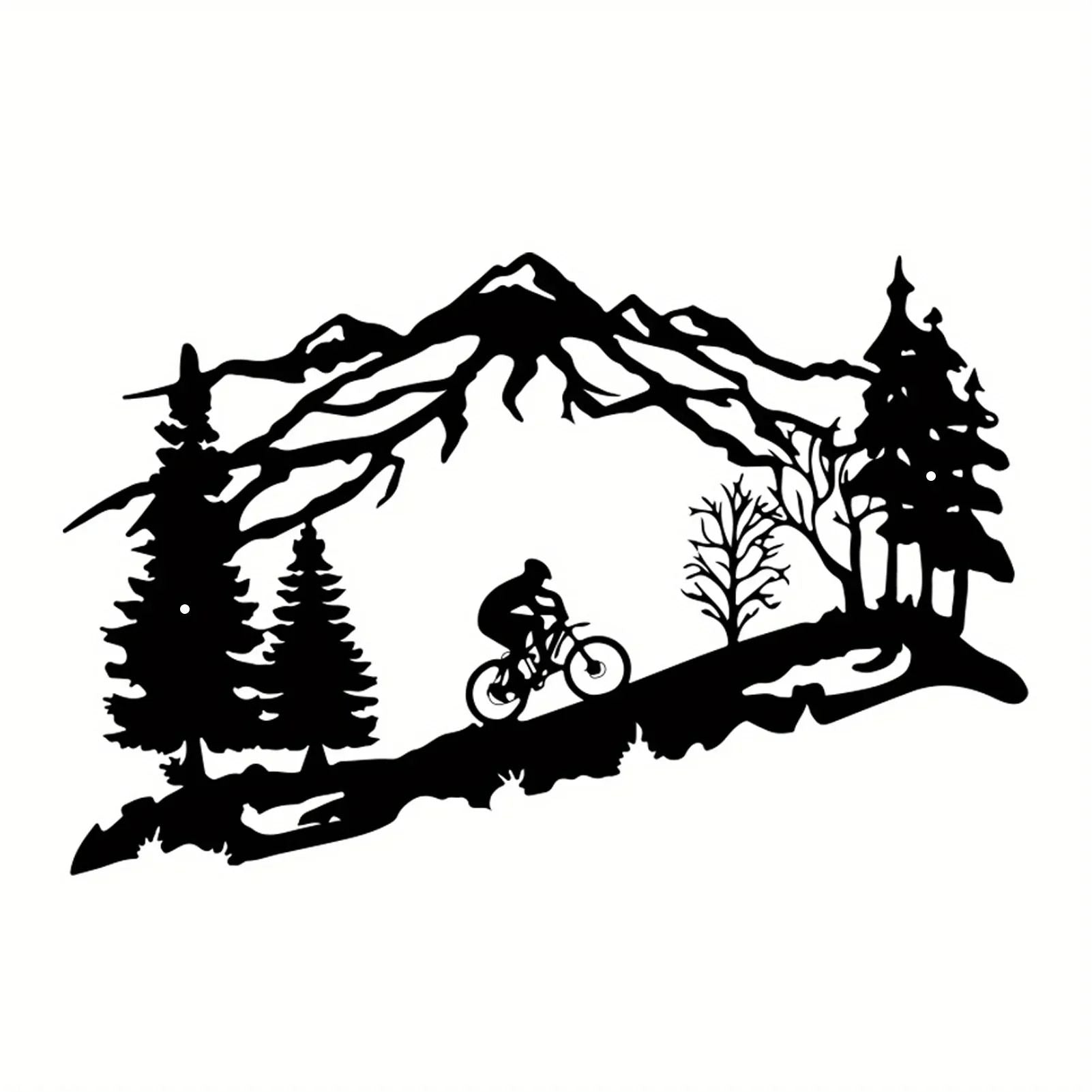 Mountain Forest Metal Wall Art 9