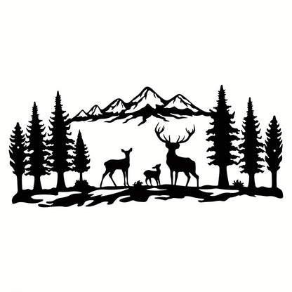 Mountain Forest Metal Wall Art 7