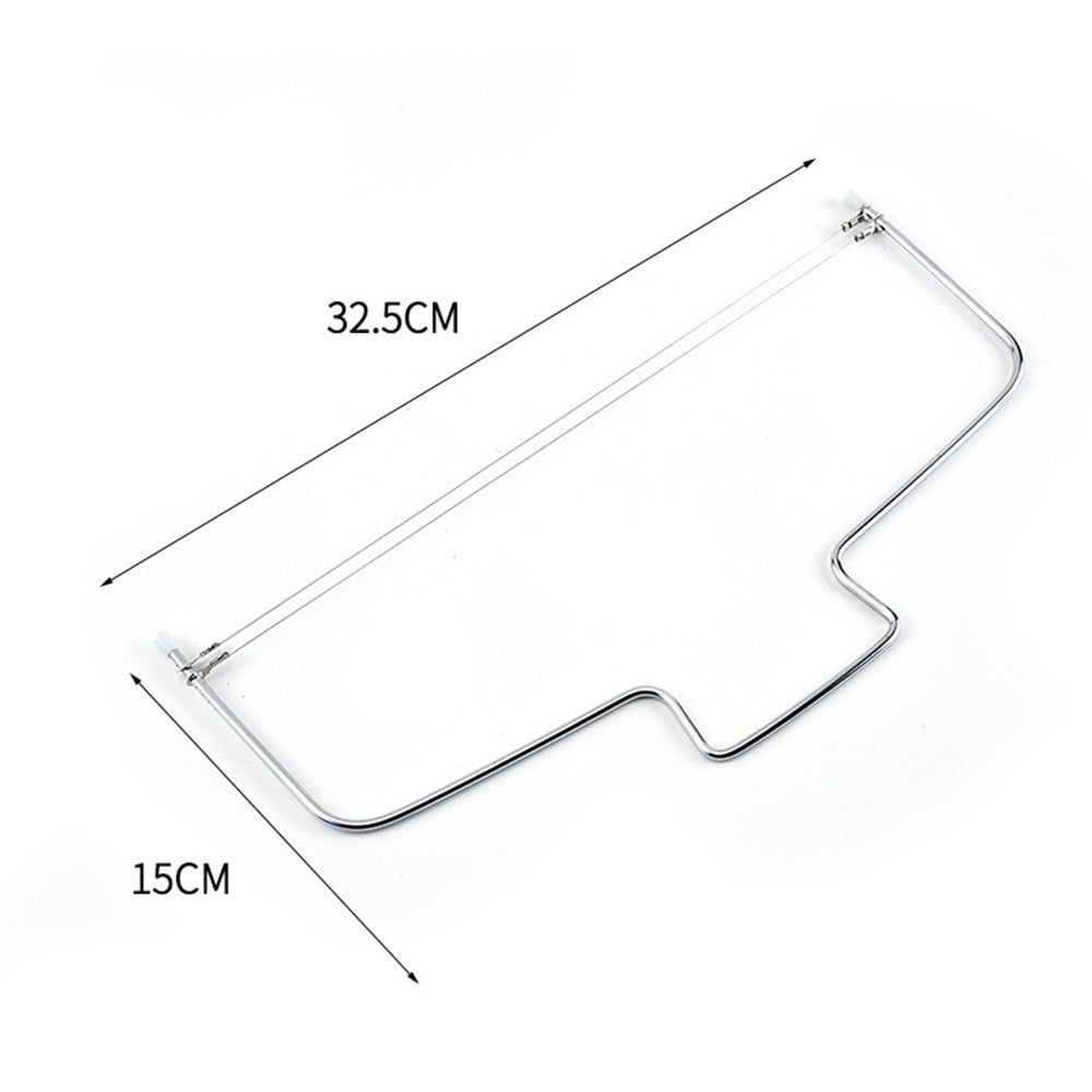 Adjustable Cake Decorating Tools 1Pc, Stainless Steel Double Layer Cake Slicer, Bakery Accessories, Pastry Tools
