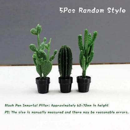Mini Dollhouse Plant Set Pack Of 5 9