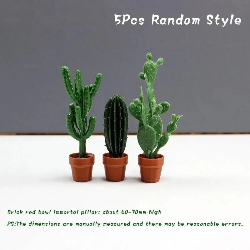 Mini Dollhouse Plant Set Pack Of 5 10