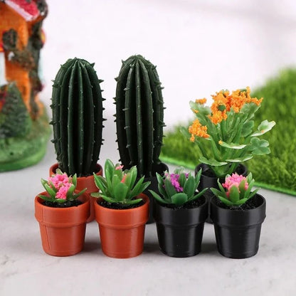 Mini Dollhouse Plant Set Pack Of 5 5