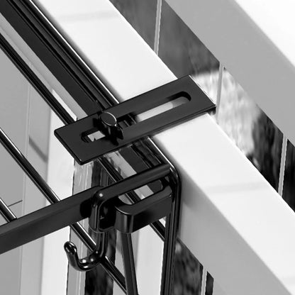 Premium FoldAway Balcony Clothes Drying Rack Indoor  Outdoor Rail Mounted Drying Solution 2