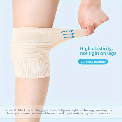 Unisex Knee Warmers for Elderly, Ultimate Non-Slip Joint Support, Lightweight Breathable Thermal Leg Warmers Comfort
