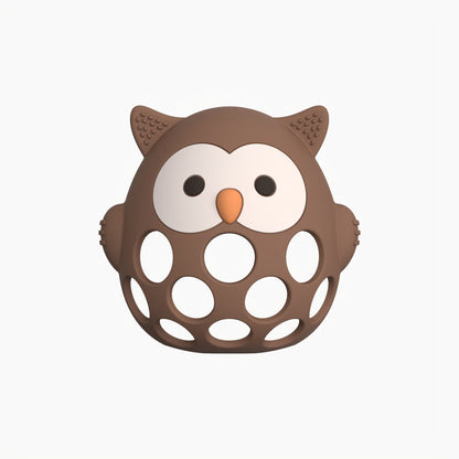 Cartoon Owl Shape Teether Baby Owl Teether Gloves Anti Eating Hand Molar Baby Accessorie Silicone G 5