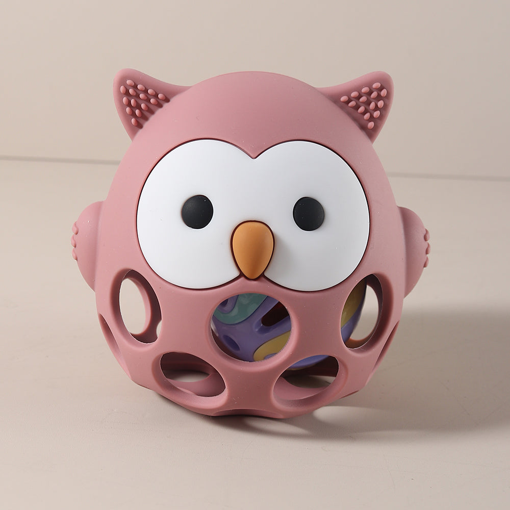 Cartoon Owl Shape Teether Baby Owl Teether Gloves Anti Eating Hand Molar Baby Accessorie Silicone G 10
