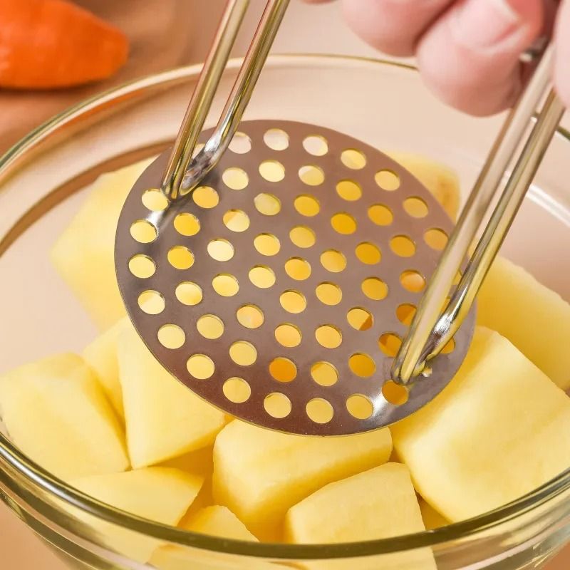 Stainless Steel Potato Masher For Smooth Mashing 2