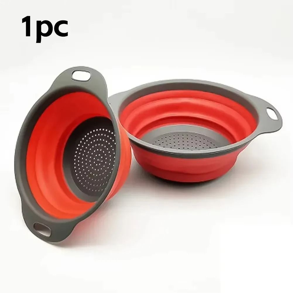 Silicone Folding Drain Basket For Fruit And Vegetable Washing 7