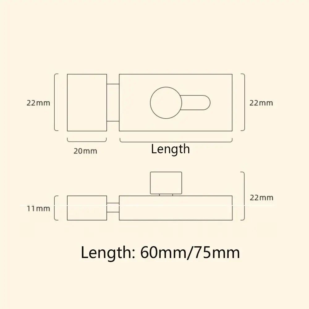 SecureSlide AntiTheft Sliding Door Latch Bolt Lock 6