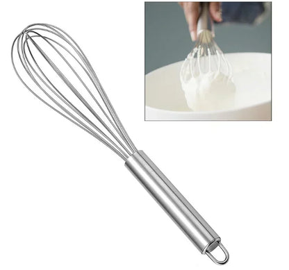 Kitchen Wire Balloon Whisk, Manual Egg Beater Stainless, Egg Mixing Mixer Tools, Milk Whisk, Cooking Gadgets