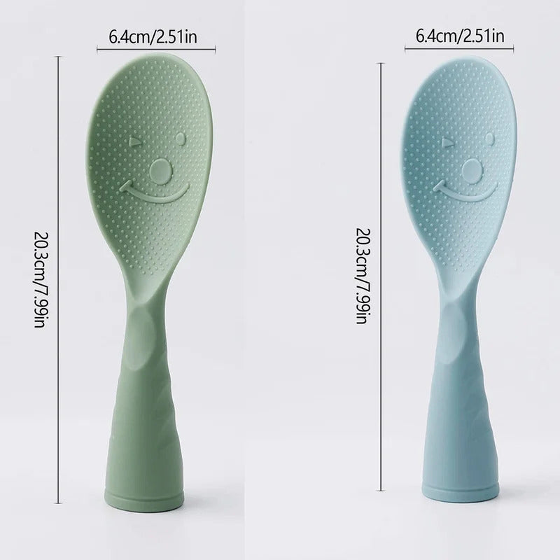 Plastic Rice Spoon Paddles, Home Kitchen Non Stick and Standing, Perfect for Cooking Every Time
