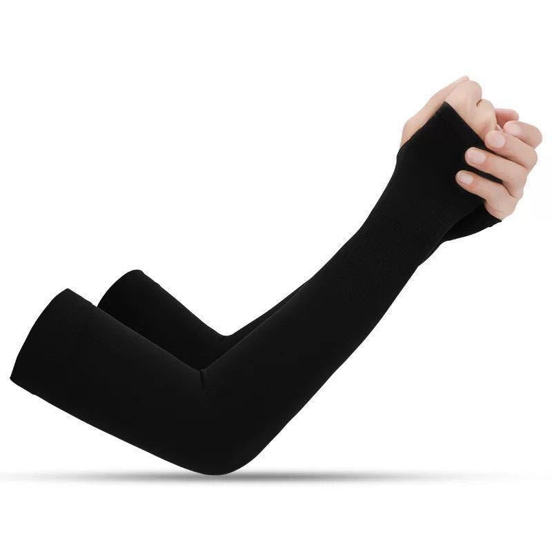 Summer Cool Arm Sleeve Ice Silk, High Elasticity Cycling Finger Sleeve
