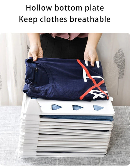 ClothesMaster Layered Folding  Stacking Board  Smart Closet Organizer For Shirts  Pants 13