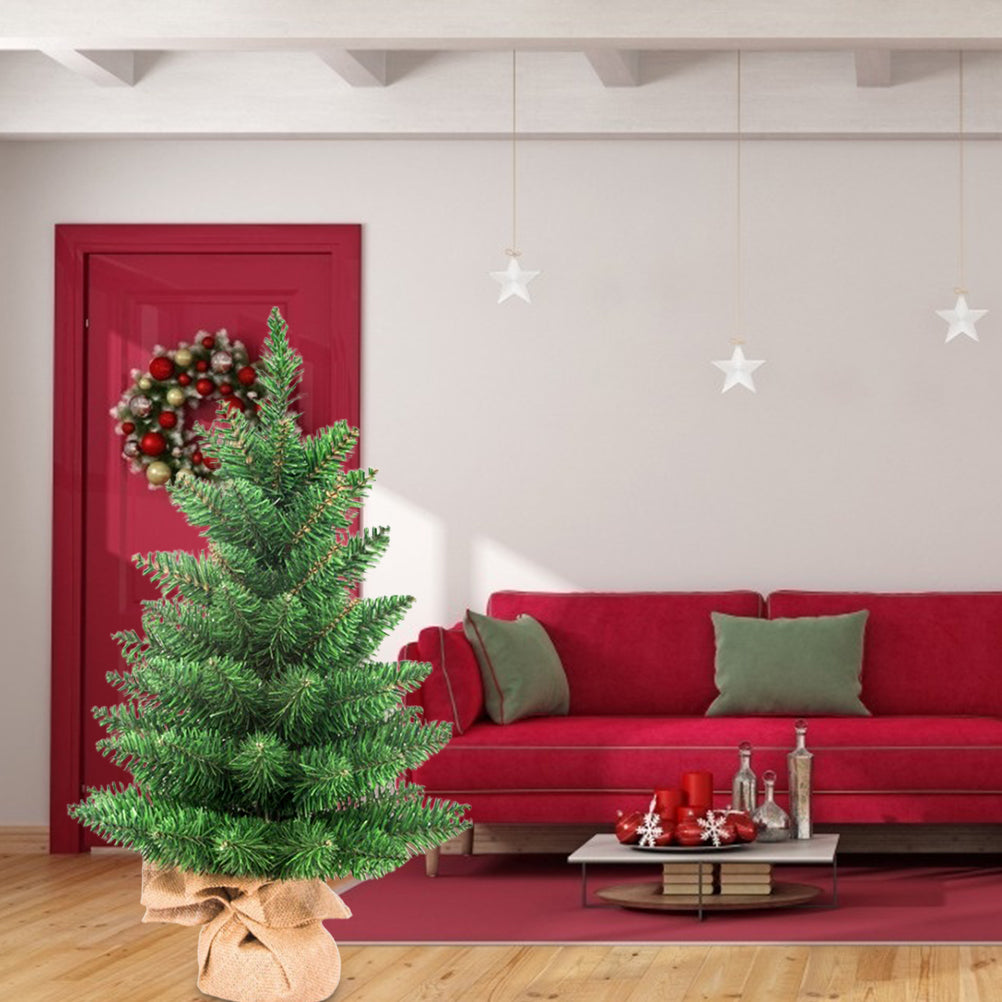 Mini Christmas Tree Desktop Decoration Bagged Christmas Tree Ornament 3