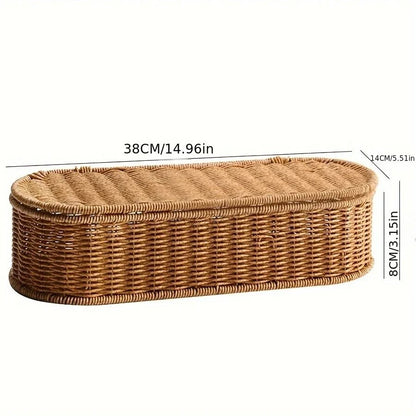 Bohemian Rattan Style Woven Storage Basket 4