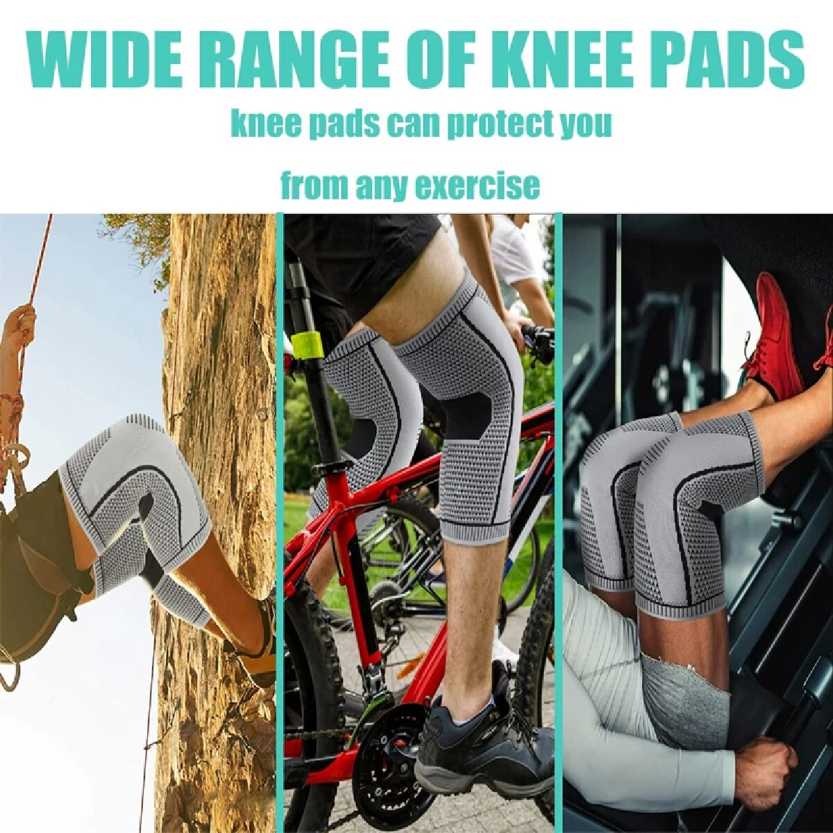 Maximum Support Knee Sleeve Sports Running Gym Joint Pain Relief Double Compression Knee Sleeve Sup