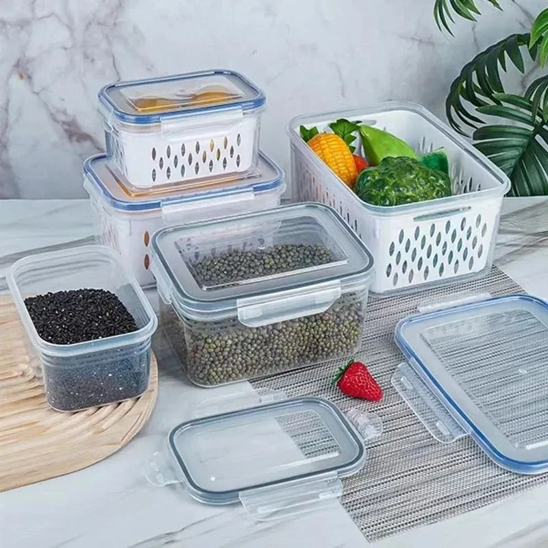 Refrigerator Storage Box Fresh Keeping Container 4