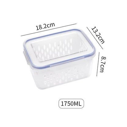 Refrigerator Storage Box Fresh Keeping Container 8