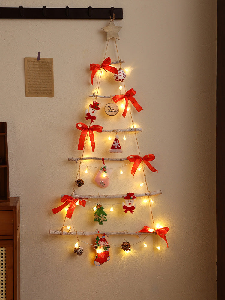 Wall Christmas Tree Decoration Luminous Pendant Foldable Christmas Tree 2