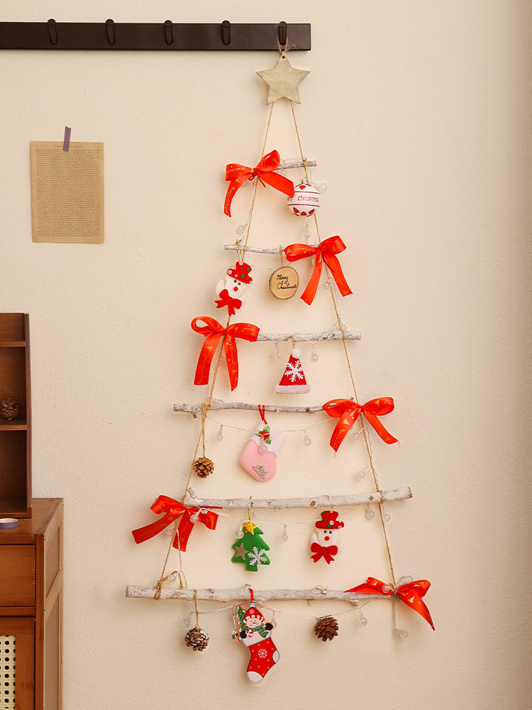 Wall Christmas Tree Decoration Luminous Pendant Foldable Christmas Tree 4